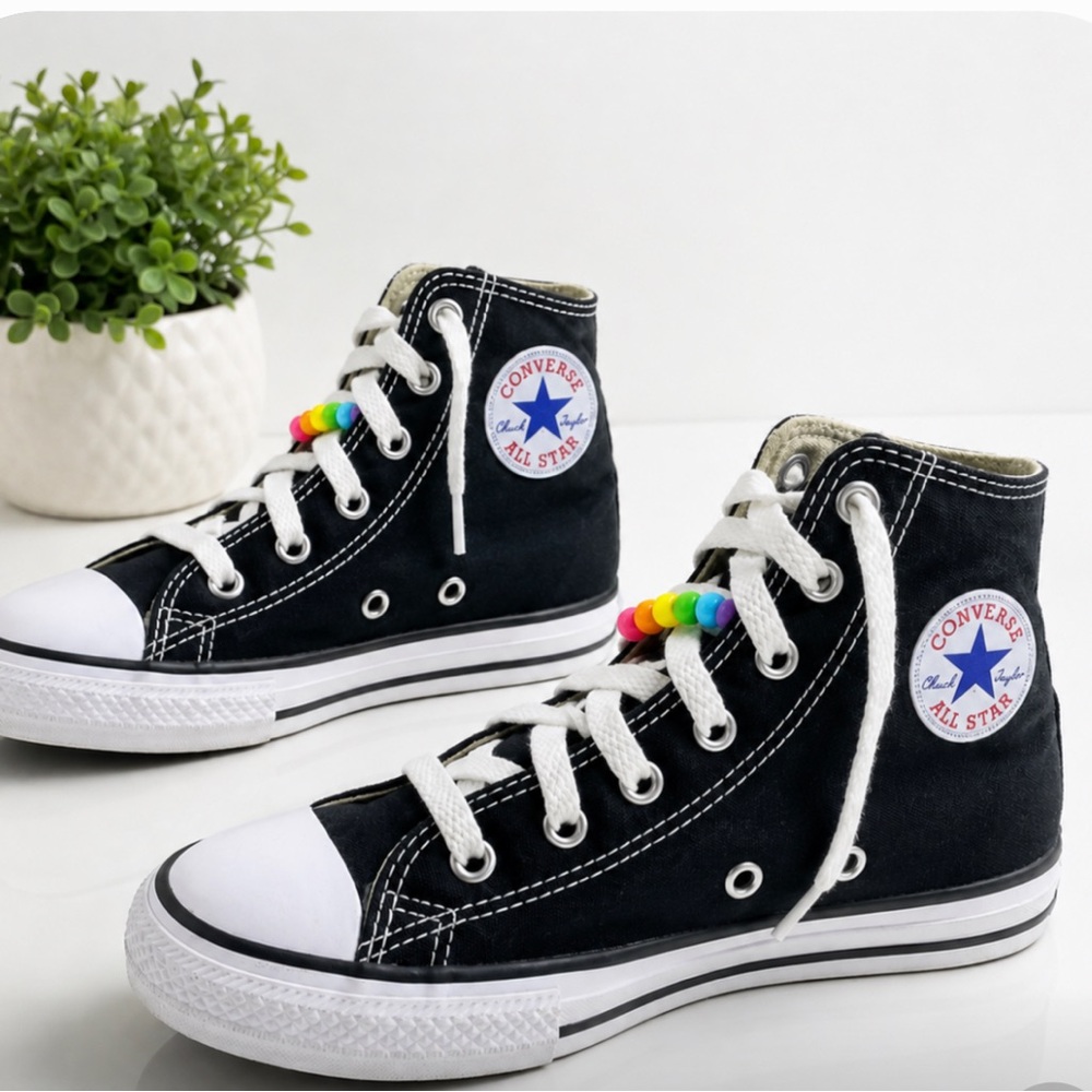 CONVERSE Chuck Taylor All-Star High Top Sneakers Kids Size 3 Canvas Laces Unisex